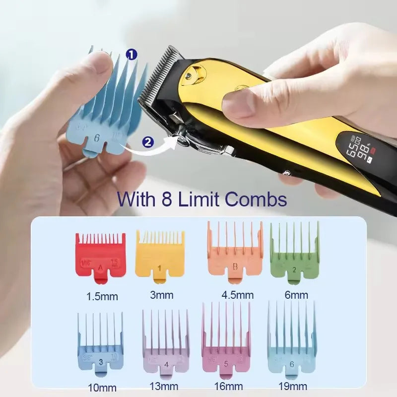 Electric Hair Clipper Men Rechargeable Shaver Beard Barber Hair