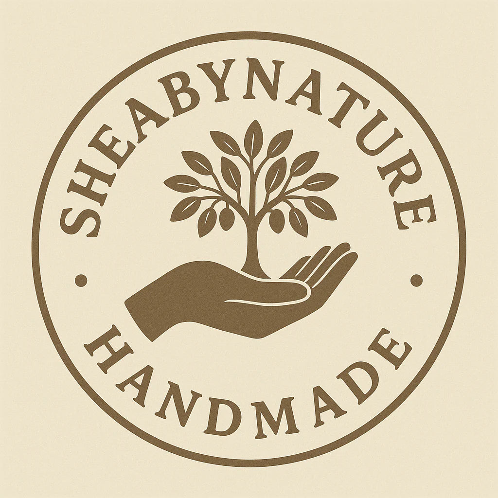 SheaByNature Shea Body Care Sample Collection – 12 Natural Body Butter & Cream Minis in African Fabric Gift Bag