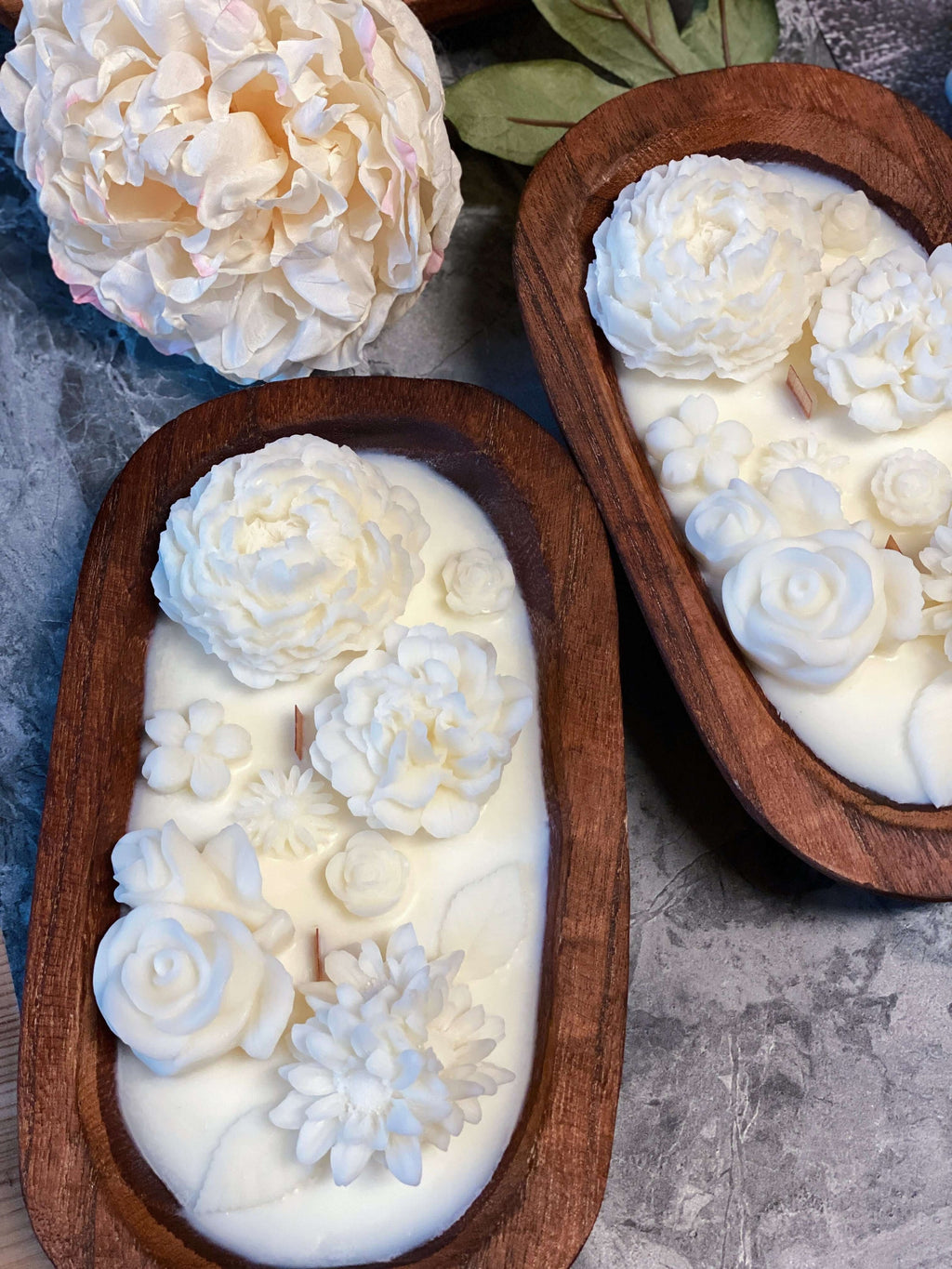 Botanical Garden Candle Free Shipping - Scented Dough Bowl Decor