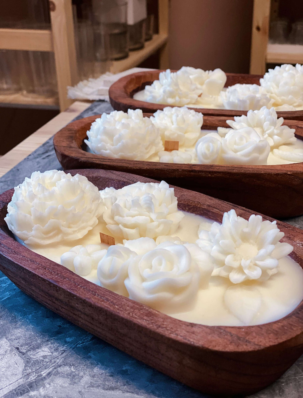 Botanical Garden Candle Free Shipping - Scented Dough Bowl Decor